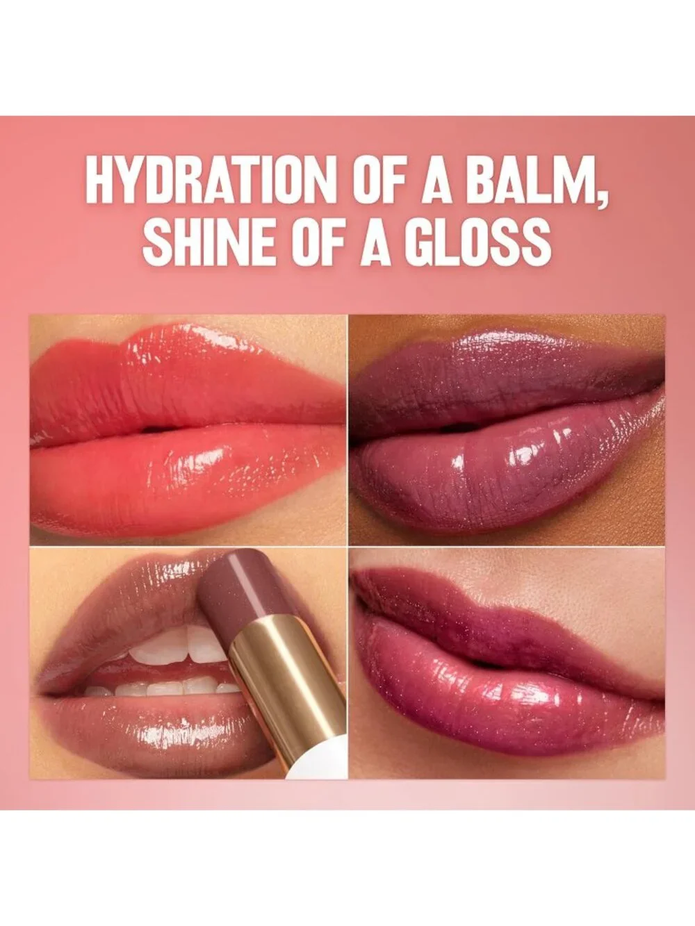Revlon 012 Chocolate Luster Lustrous Glass Shine Balm Hydrating Tinted Lip Gloss